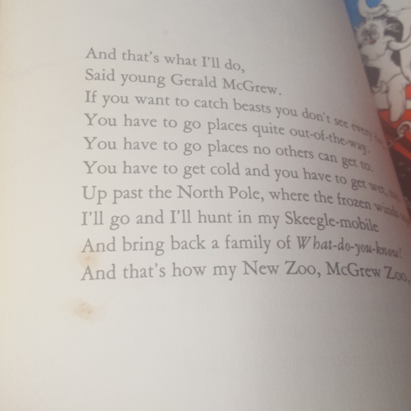 Vtg Dr. Seuss If I Ran The Zoo Hardcover Book - Picture 8 of 14